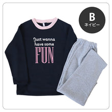 画像をギャラリービューアに読み込む, キッズ パジャマ 女の子 冬 長袖 あったかい ルームウェア 女児 保温 上下セット 130～160cm 子供服 子ども ナイトウェア ルームウエア 部屋着 上下 女子 (在庫限り)
