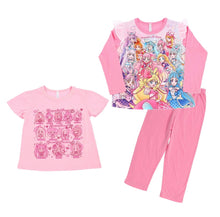 画像をギャラリービューアに読み込む, プリキュア パジャマ 光るパジャマ キミとアイドルプリキュア 半袖 長袖 セット 100cm～130cm プリキュアオールスターズ 110cm 120cm 女児 女の子 キッズ 子供 お泊り保育 光る (在庫限り)
