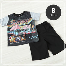 画像をギャラリービューアに読み込む, 光るパジャマ カービィ 星のカービィ パジャマ 男児 半袖 夏 春 上下セット 110cm～140cm キッズ 男の子 子供 部屋着 ルームウェア カービィー Tシャツ 光る 120cm 130cm ジュニア お泊り (在庫限り)
