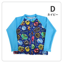 画像をギャラリービューアに読み込む, ポケモン 水着 男の子 ラッシュガード キッズ ポケットモンスター 男児 キャラクター 110～130cm 子供 子ども 男子 ジュニア スイムウェア 水泳 学校 授業 海水浴 マリンスポーツ (在庫限り)
