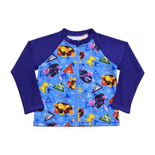 画像をギャラリービューアに読み込む, ポケモン 水着 男の子 ラッシュガード キッズ ポケットモンスター 男児 キャラクター 110～130cm 子供 子ども 男子 ジュニア スイムウェア 水泳 学校 授業 海水浴 マリンスポーツ (在庫限り)
