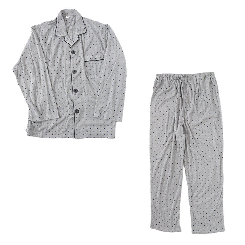 メンズ 介護パジャマ 長袖 パジャマ 介護 紳士パジャマ 上下セット S M L LL 抗菌防臭 春 秋 寝巻き ねまき 寝間着 スムース ルームウェア 前開きパジャマ 大きいサイズ 通年 入院 入院着 老人ホーム