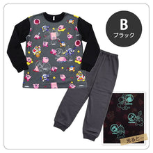 画像をギャラリービューアに読み込む, 光るパジャマ 星のカービィ パジャマ 裏起毛 長袖 男の子 キッズ パジャマ トレーナー ルームウェア 冬 上下セット 110cm～140cm カービィー 子ども 男児 光る あったかい 120cm 130cm ジュニア お泊り 子供服
