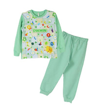 画像をギャラリービューアに読み込む, 光るパジャマ ピクミン 長袖 パジャマ 男の子 女の子 秋 冬 春 上下セット 110 120 130 140 cm キッズ 子供 男児 部屋着 ルームウェア トレーナー ジュニア お泊り パジャマ上下 ルームウエア 部屋着 寝巻き 寝間着 綿混 大人気 人気キャラクター バンダイ BANDAI
