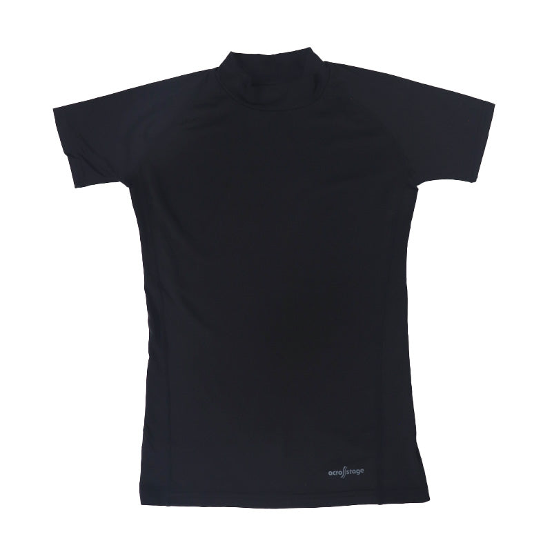 半袖tシャツ 半袖シャツ キッズ 半袖 ハイネック 男の子 半袖丸首 冷感インナー 子供 スポーツ 運動 140cm～160cm 男子 女子 夏 子ども 下着 肌着 インナー 体育 白 140 150 160 (在庫限り)