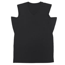 画像をギャラリービューアに読み込む, メンズ 脇汗パッド付 脇汗 インナー サーフシャツ ノースリーブ 接触冷感 Vネック M L LL 汗染み 汗取りインナー 運動 スポーツ 夏 男性 下着 肌着 白 黒 吸汗速乾 UV対策 紫外線対策 (在庫限り)
