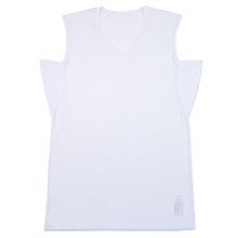 画像をギャラリービューアに読み込む, メンズ 脇汗パッド付 脇汗 インナー サーフシャツ ノースリーブ 接触冷感 Vネック M L LL 汗染み 汗取りインナー 運動 スポーツ 夏 男性 下着 肌着 白 黒 吸汗速乾 UV対策 紫外線対策 (在庫限り)
