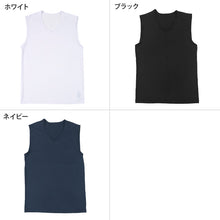 画像をギャラリービューアに読み込む, メンズ インナー 乳首透けにくい 胸二重 サーフシャツ 接触冷感 Vネック ノースリーブ M L LL 乳首 隠し 透け 防止 運動 スポーツ 夏 男性 下着 肌着 白 黒 吸汗速乾 UV対策 紫外線対策 (在庫限り)
