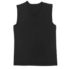画像をギャラリービューアに読み込む, メンズ インナー 乳首透けにくい 胸二重 サーフシャツ 接触冷感 Vネック ノースリーブ M L LL 乳首 隠し 透け 防止 運動 スポーツ 夏 男性 下着 肌着 白 黒 吸汗速乾 UV対策 紫外線対策 (在庫限り)
