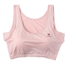 画像をギャラリービューアに読み込む, レディース スポーツブラ 汗取り付き ハーフトップ ノンワイヤーブラ ブラジャー M L LL ノンワイヤー スポブラ ヨガ ジョギング ルコック 運動 ダンス 下着 インナー ブラ 肌着 脇汗 汗対策
