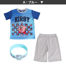 画像をギャラリービューアに読み込む, 光るパジャマ カービィ 星のカービィ パジャマ 男児 半袖 夏 春 上下セット 110cm～140cm キッズ 男の子 子供 部屋着 ルームウェア カービィー Tシャツ 光る 120cm 130cm ジュニア お泊り (在庫限り)
