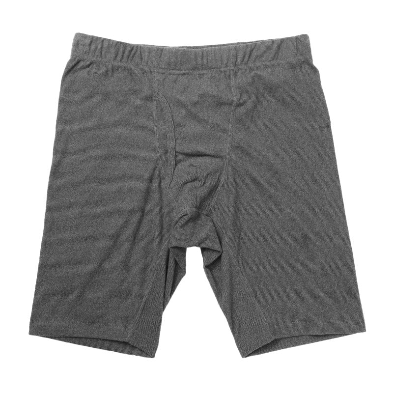 両起毛 メンズ パンツ ボクサーブリーフ ロング 前開き 暖かい M L LL 秋 冬 ボクサーパンツ パンツ ストレッチ 動きやすい 防寒 あったかインナー インナー シンプル 無地 冷え対策 寒さ対策 保温 もこもこ リラックス やわらか