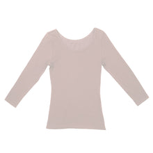 画像をギャラリービューアに読み込む, インナー ８分袖 レディース 綿混 起毛 シャツ 丸首 M L LL 下着 肌着 女性 綿 コットン 長袖 トップス 薄手 アンダーウェア 保湿 静電気対策 ストレッチ 洗濯タグなし 快適
