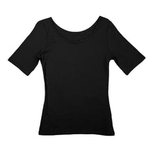 画像をギャラリービューアに読み込む, インナー 5分袖 レディース 綿混 起毛 シャツ 丸首 M L LL 下着 肌着 女性 綿 コットン 半袖 トップス 薄手 アンダーウェア 保湿 静電気対策 ストレッチ 洗濯タグなし 快適
