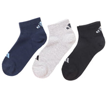 画像をギャラリービューアに読み込む, 靴下 キッズ 子供用 ショートソックス 男子 3足組 adidas 19-21cm～23-25cm スニーカーソックス 子ども ジュニア くつ下 ワンポイント 丈夫 スポーツソックス
