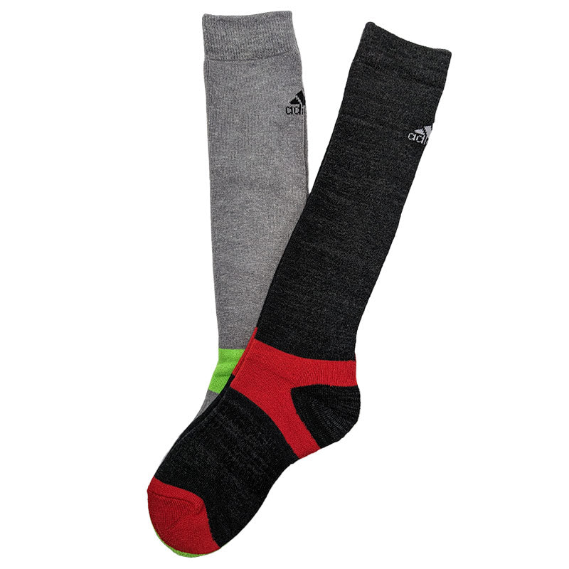 アディダス キッズ 靴下 ハイソックス 子供 冬 2足組 19-21cm～23-25cm 男の子 スポーツ ジュニア adidas ソックス ひざ下 19cm 23cm 男子 セット