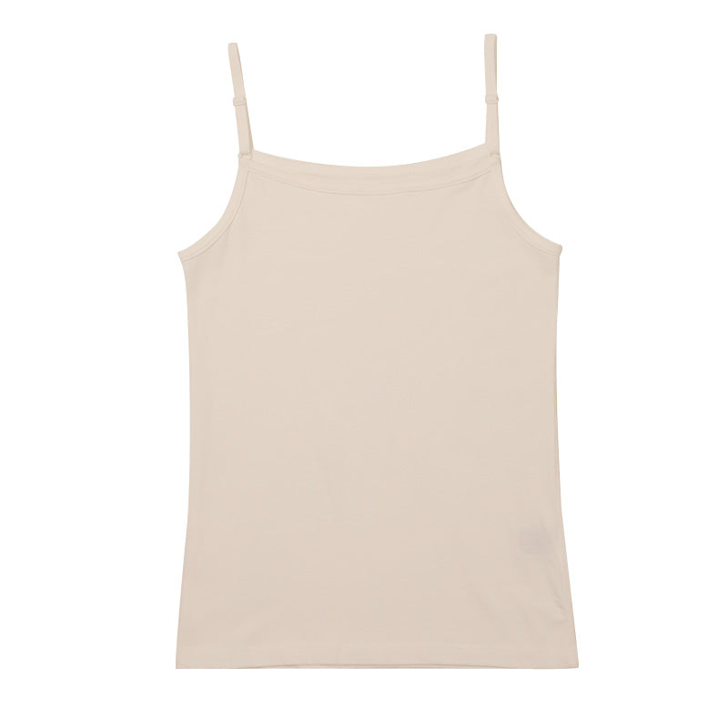 キャミソール インナー レディース 綿混 M L LL リラックス アンダーウェア 女性 肌着 下着 敏感肌 肌に優しい コットン 綿 シンプル 無地 定番 黒 白 30代 40代 50代 60代