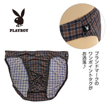 画像をギャラリービューアに読み込む, メンズ ビキニ ショーツ ビキニパンツ ビキニブリーフ PLAYBOY 紳士 プレイボーイ M・L (ストレッチ ミニビキニ 前閉じ PLAY BOY playboy)

