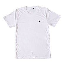 画像をギャラリービューアに読み込む, インナー メンズ tシャツ 半袖 クルーネック 綿混 プレイボーイ M～LL 紳士 トップス インナーシャツ ワンポイント 紳士肌着 男 下着 ブランド PLAYBOY アンダーウェア
