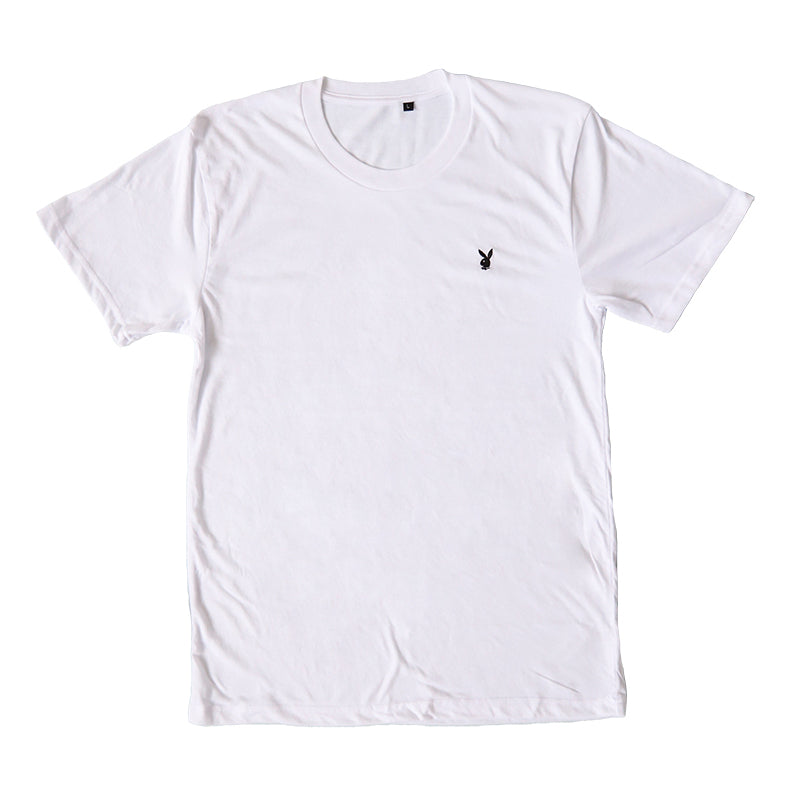 インナー メンズ tシャツ 半袖 クルーネック 綿混 プレイボーイ M～LL 紳士 トップス インナーシャツ ワンポイント 紳士肌着 男 下着 ブランド PLAYBOY アンダーウェア