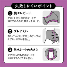 画像をギャラリービューアに読み込む, サニタリーショーツ 生理用ショーツ 綿 特に多い日 夜用 ショーツ レディース 羽根つき M・L (生理用 防水 アツギ サニタリー 羽つき ウイング 下着 インナー)

