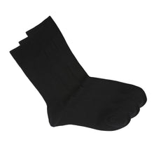 画像をギャラリービューアに読み込む, ソックス 靴下 メンズ ビジネスソックス サポーティ クルー丈ソックス 3足組 24-26cm・26-28cm (アツギ WORK-Fit 紳士 男性 ワークフィット workfit くつ下 くつした シンプル)
