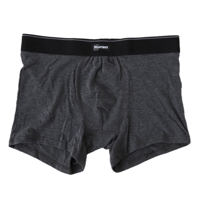 尿漏れパンツ 男性用 15cc対応 ちょい漏れ ボクサーブリーフ 軽失禁 ブランド PLAYBOY ボクサーパンツ メンズ M～LL 綿 尿漏れ 失禁パンツ 前閉じ 下着 パンツ ボクサー シンプル おしゃれ プレイボーイ