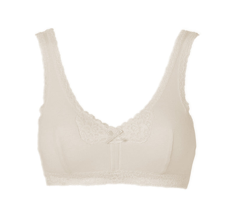 ノンワイヤーブラ ブラジャー ハーフトップ ブラ 綿 コットン レディース アツギ M L LL 3L 下着 インナー シンプル 無地 ATSUGIの肌着 アツギの肌着