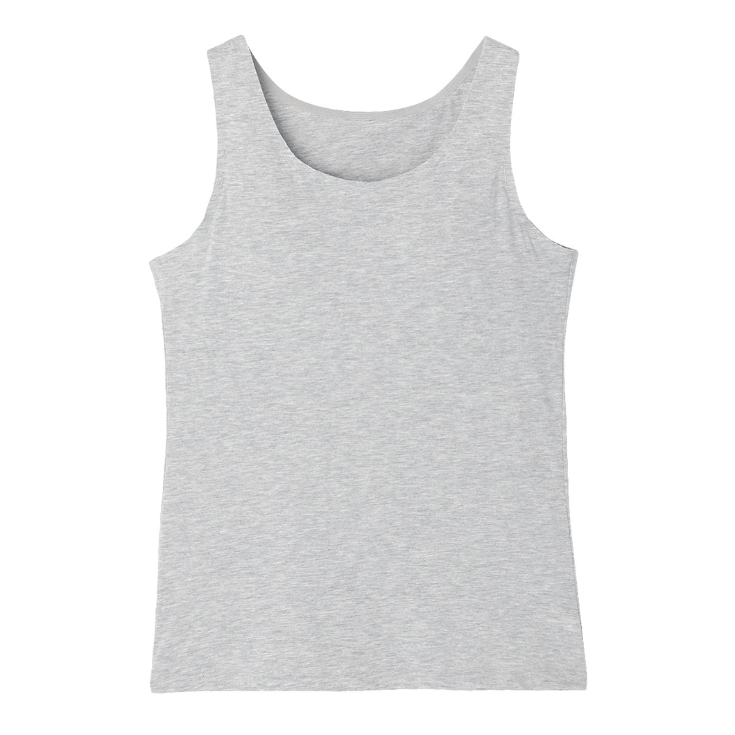 ジュニアブラ タンクトップ カップ付き 透けにくい ブラトップ S M L ジュニア パッド付き インナー 子供 下着 女子 女の子 ハイジュニ スクールインナー