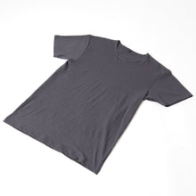 画像をギャラリービューアに読み込む, メンズ インナー Tシャツ 半袖 丸首 クルーネック 綿素材 夏 吸水速乾 ムレない ストレッチ 伸縮性 サラサラ 下着 肌着 クレープ サラッとした着心地 汗で蒸れにくい 白 黒 グレー ネイビー M L LL (在庫限り)
