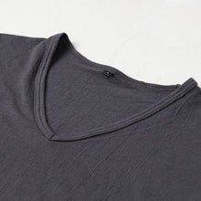 画像をギャラリービューアに読み込む, メンズ インナー Tシャツ ノースリーブ Vネック 綿素材 夏 吸水速乾 ムレない ストレッチ 伸縮性 サラサラ 下着 肌着 クレープ サラッとした着心地 汗で蒸れにくい 白 黒 グレー ネイビー M L LL (在庫限り)
