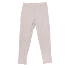 画像をギャラリービューアに読み込む, レディース ボトムス ひざサポート 7分丈 綿素材使用 ストレッチ生地 伸縮性 パワーネット ヨガ ウォーキング 立ち仕事 らくらく レギンス M L LL パープル ベージュ グレー  M～LL (在庫限り)
