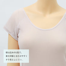 画像をギャラリービューアに読み込む, 汗取り ペチコート ワンピース レディース 脇汗対策 汗ジミ防止 汗取りシート フレンチ袖 インナー ワンピースインナー 抗菌防臭 制菌 透け防止 Uネック 下着 夏 M L LL 汗対策 脇汗 ひんやり 無地 サラサラ べたつきにくい 涼しい
