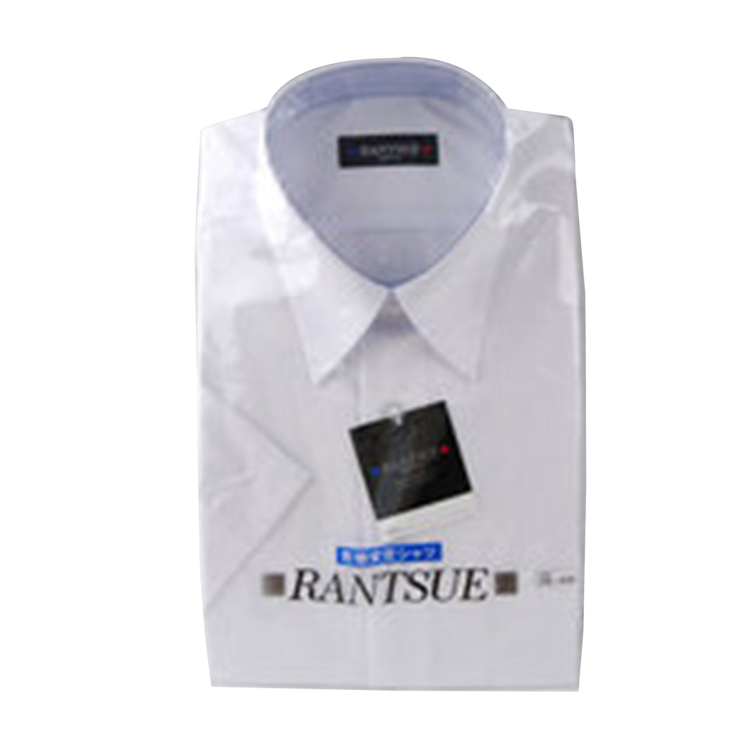 RANTSUE 形態安定 学生用半袖カッターシャツ 10サイズ展開 (ビジネスウェア)