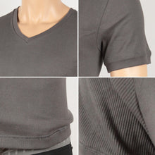 画像をギャラリービューアに読み込む, グンゼ BODY WILD Vネック リブ Tシャツ bodywild 綿100％ M～LL (GUNZE ボディーワイルド メンズ 男性 下着 肌着 ｔシャツ インナー 半袖 M L LL) (在庫限り)
