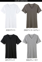 画像をギャラリービューアに読み込む, グンゼ BODY WILD Vネック リブ Tシャツ bodywild 綿100％ M～LL (GUNZE ボディーワイルド メンズ 男性 下着 肌着 ｔシャツ インナー 半袖 M L LL) (在庫限り)
