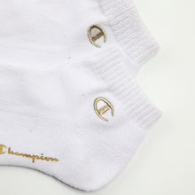 画像をギャラリービューアに読み込む, ヘインズ Champion メンズ 金刺繍ショートレングスソックス 3足組 25-27cm (チャンピオン ハーフパイル仕様 ワンポイント ロゴ 25-27cm) (在庫限り)
