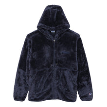 画像をギャラリービューアに読み込む, Champion ジップフードフリースジャケット M～XL (メンズ レディース パーカー ふわふわ もこもこ) (送料無料) (在庫限り)
