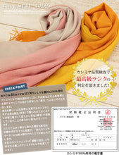 画像をギャラリービューアに読み込む, カシミヤ100% レディース グラデーションストール フリーサイズ (カシミヤ ストール カシミア マフラー 大判 防寒 薄手 ギフト プレゼント arcadiarca) (送料無料) (在庫限り)
