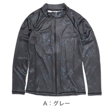 画像をギャラリービューアに読み込む, ラッシュガード キッズ 男の子 長袖 GERRY ジェリー ストーン柄 水着 ジュニア ボーイズ ポリエステル スイムウェア ブラック ネイビー ブルー プール 140cm～160cm 海 水遊び 夏用 レジャー
