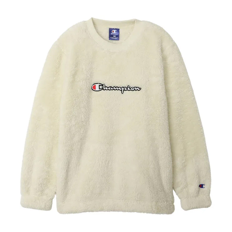 チャンピオン キッズ クルーネックシャツ 暖か フリース 130 140 150