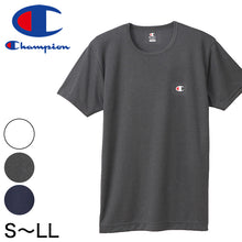 画像をギャラリービューアに読み込む, チャンピオン Tシャツ メンズ メッシュ 半袖 インナー S～LL tシャツ 肌着 男性 紳士 シャツ インナーシャツ トップス クルーネック 吸汗 速乾 S M L LL (在庫限り)

