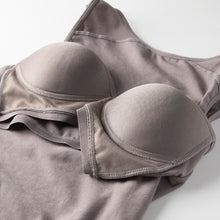 画像をギャラリービューアに読み込む, カップ付き タンクトップ レディース ブラトップ 綿素材使用 綿混 無地 シンプル ベーシック 楽 ゆったり 重ね着 インナー リラックス ヨガ 下着 春 夏 秋 黒 白 グレー ベージュ 青 茶 M L LL
