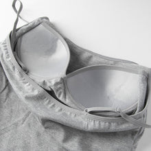 画像をギャラリービューアに読み込む, カップ付き キャミソール レディース ブラトップ 綿素材使用 綿混 無地 シンプル ベーシック 楽 ゆったり 重ね着 インナー リラックス ヨガ 下着 春 夏 秋 黒 白 グレー ベージュ 青 茶 M L LL
