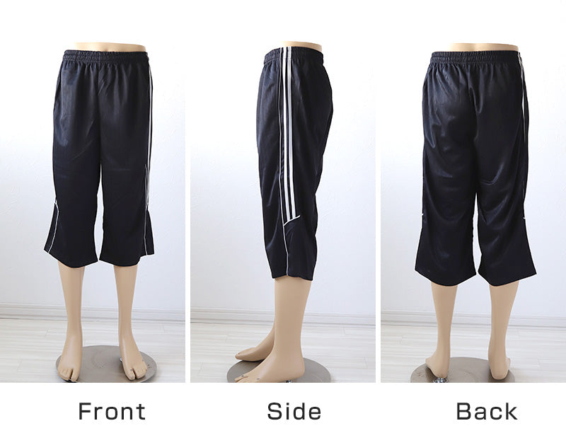 メンズ ジャージ 下 7分丈パンツ ズボン 大きいサイズ ハーフパンツ