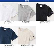 画像をギャラリービューアに読み込む, チャンピオン tシャツ レディース 半袖 ポケット 綿100% M・L (トップス コットン Tシャツ クルーネック ブランド Champion) (在庫限り)
