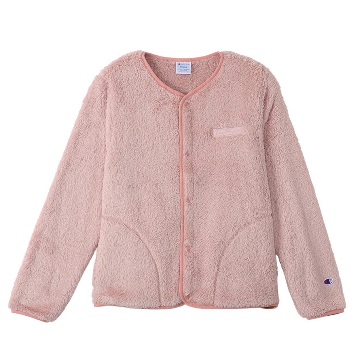 Champion レディース スナップジャケット M・L (チャンピオン 起毛 冬 ふわふわ もこもこ) (送料無料) (在庫限り) Champion レディース スナップジャケット M・L (チャンピオン 起毛 冬