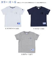 画像をギャラリービューアに読み込む, チャンピオン キッズ Tシャツ 100cm～140cm tシャツ 半袖 ロゴt 男の子 女の子 子供服 こども服 トップス 100 110 120 (在庫限り)
