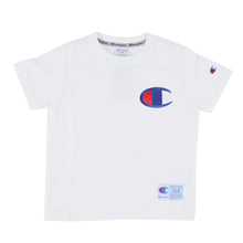 画像をギャラリービューアに読み込む, チャンピオン キッズ Tシャツ 100cm～140cm tシャツ 半袖 ロゴt 男の子 女の子 子供服 こども服 トップス 100 110 120
