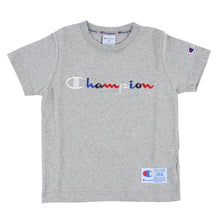 画像をギャラリービューアに読み込む, チャンピオン キッズ Tシャツ 100cm～140cm tシャツ 半袖 ロゴt 男の子 女の子 子供服 こども服 トップス 100 110 120

